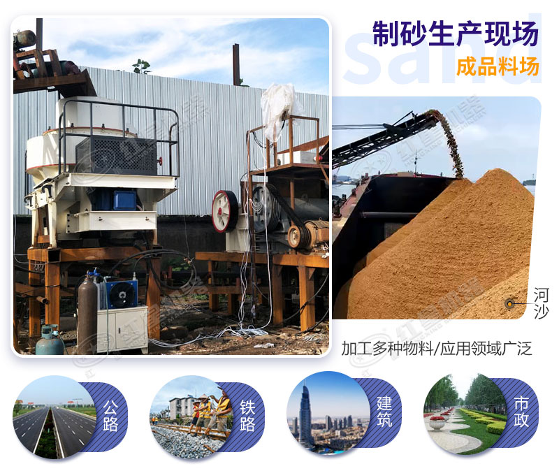 制砂生產(chǎn)線成品質(zhì)量高、效益高