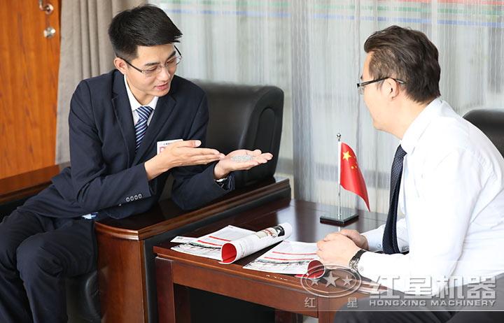 合作共贏，來(lái)廠客戶物料展示