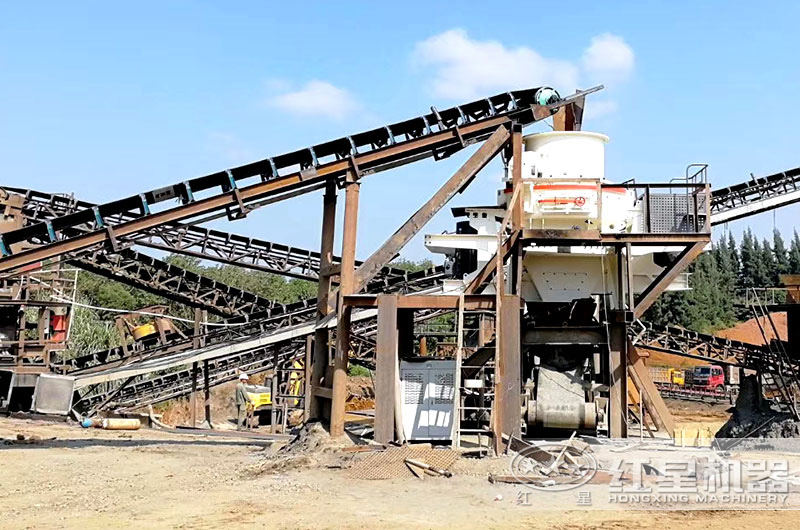 制砂機(jī)成品粒型好，成品多用于建筑工程，道路基建